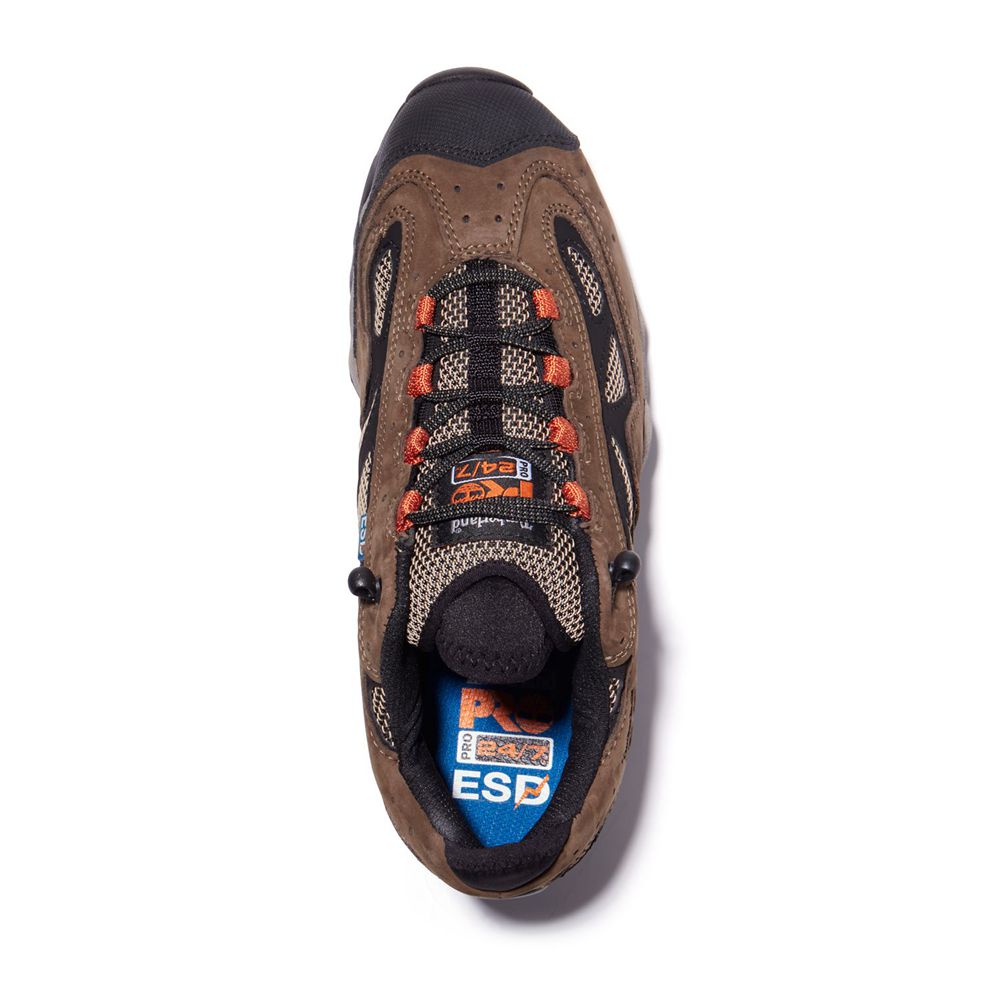 Calçado de Segurança Masculino - Timberland Pro® Gorge Mid Esd Steel Toe Boots - MJEQK5704 - Marrom/